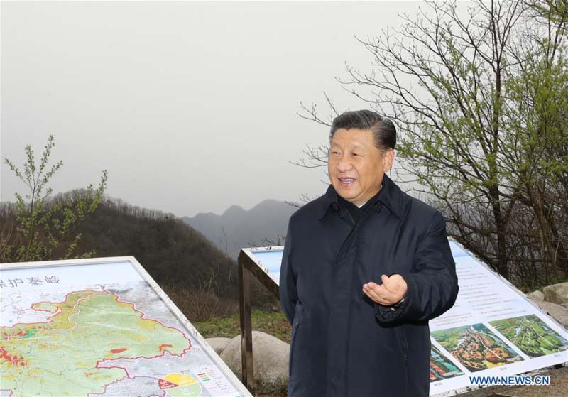 Xi Jinping inspecte la province du Shaanxi