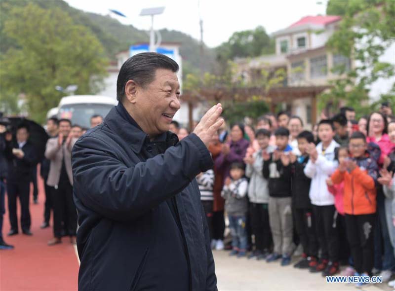 Xi Jinping inspecte la province du Shaanxi