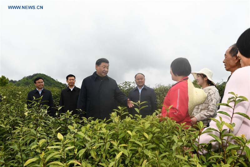 Xi Jinping inspecte la réduction de la pauvreté dans la province chinoise du Shaanxi