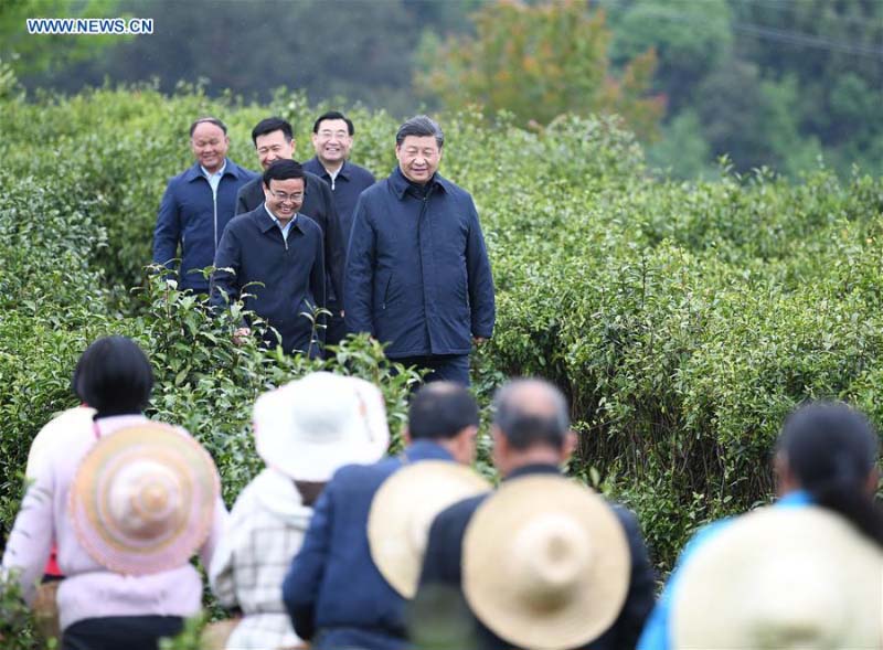 Xi Jinping inspecte la réduction de la pauvreté dans la province chinoise du Shaanxi