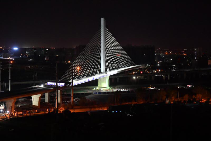 Le cantilever le plus long de Chine mis en place sur un pont à haubans à Shenyang