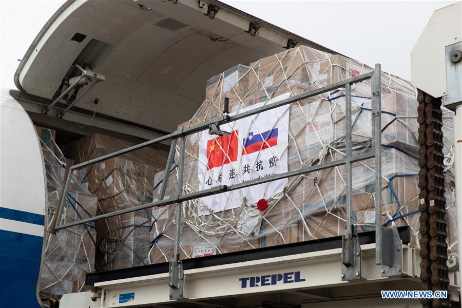 Slovénie : arrivée d'un don chinois de matériel anti-épidémique