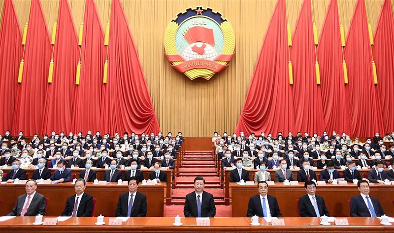 Réunion de cl?ture de la session annuelle de l'organe consultatif politique suprême de la Chine