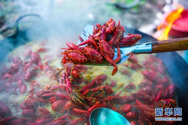 Le ? Carnaval de l'écrevisse ?, un festival agricole du début de l'été à Huzhou