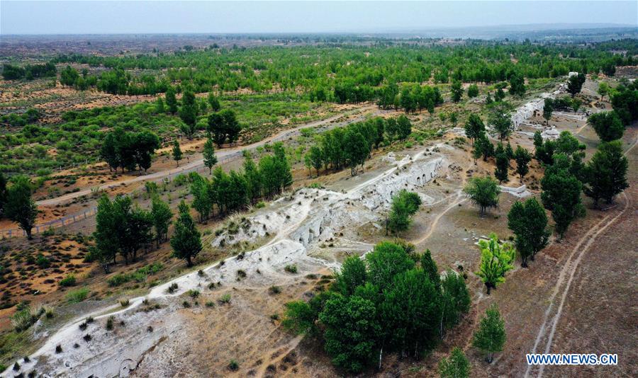 Chine : ruines de Tongwancheng dans le nord-ouest