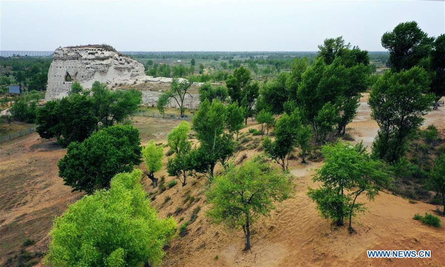 Chine : ruines de Tongwancheng dans le nord-ouest