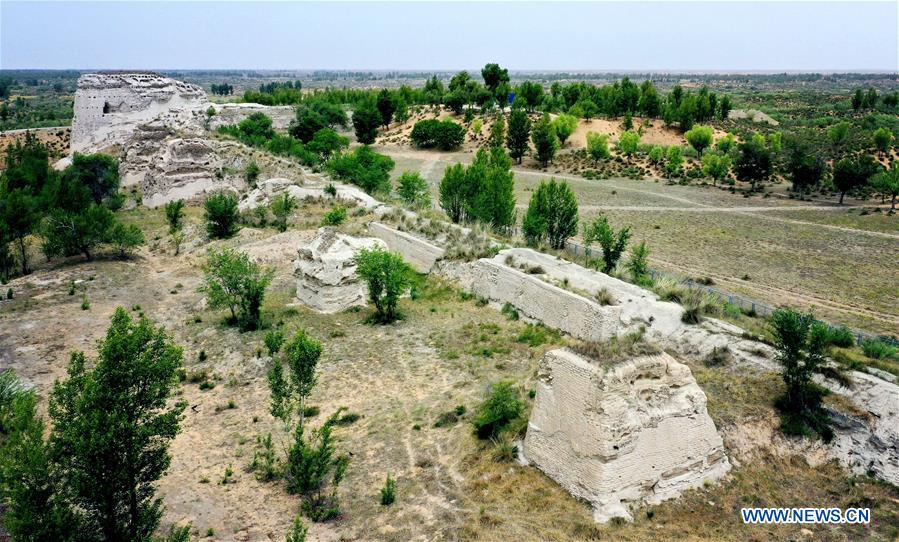 Chine : ruines de Tongwancheng dans le nord-ouest