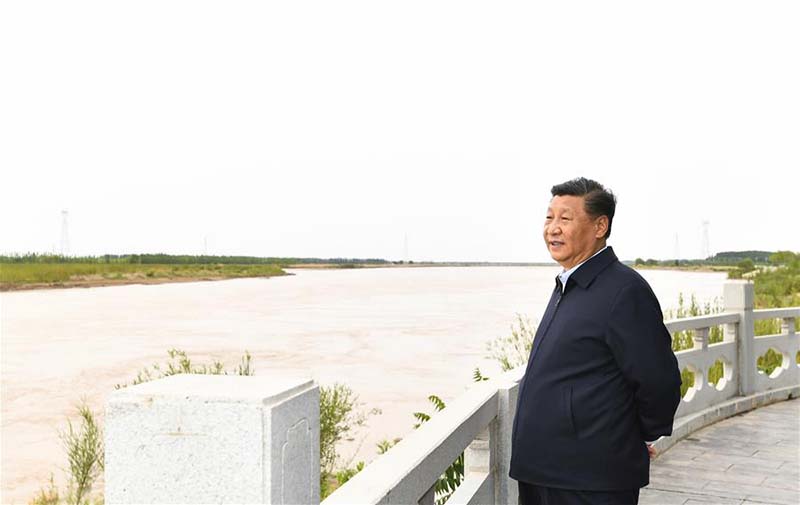 Xi Jinping inspecte le Ningxia (nord-ouest)