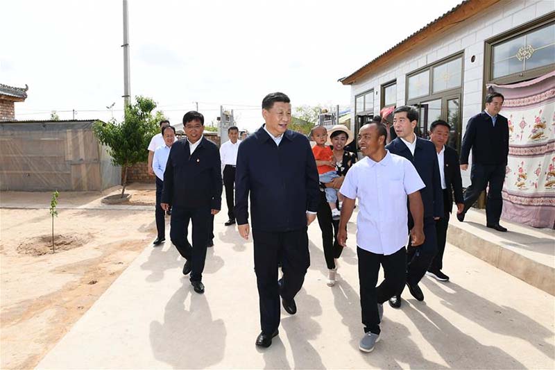 Xi Jinping inspecte le Ningxia (nord-ouest)