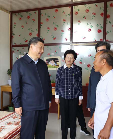 Xi Jinping inspecte le Ningxia (nord-ouest)