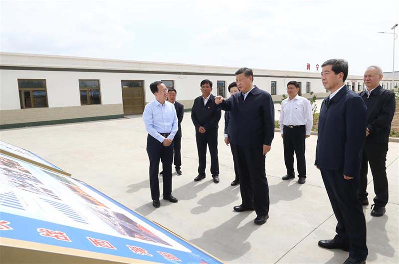 Xi Jinping inspecte le Ningxia (nord-ouest)