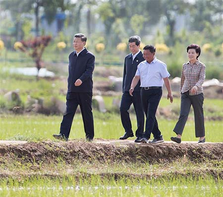 Xi Jinping en inspection à Yinchuan, dans le Ningxia (nord-ouest)