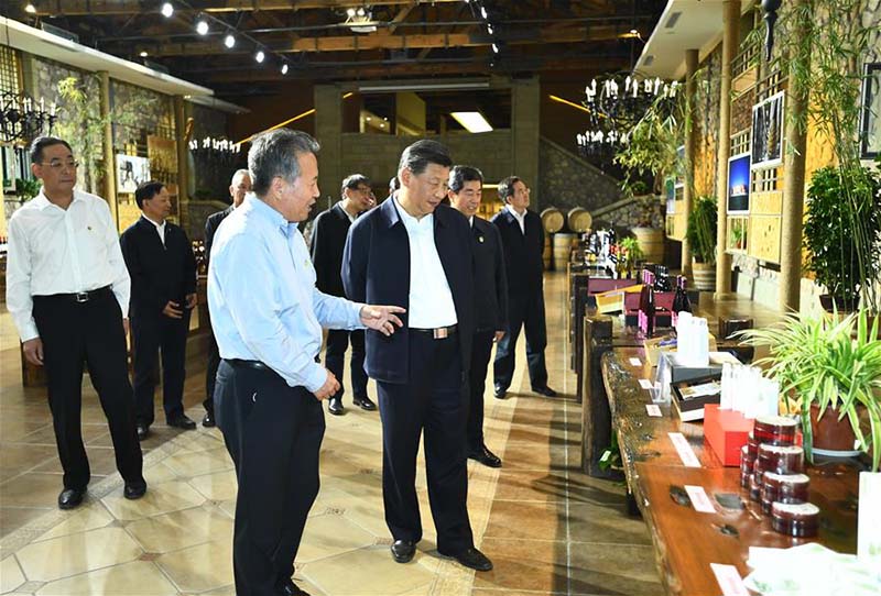 Xi Jinping en inspection à Yinchuan, dans le Ningxia (nord-ouest)