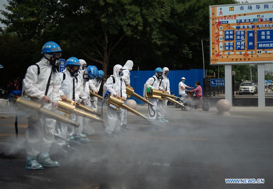 Beijing désinfecte 276 marchés de produits