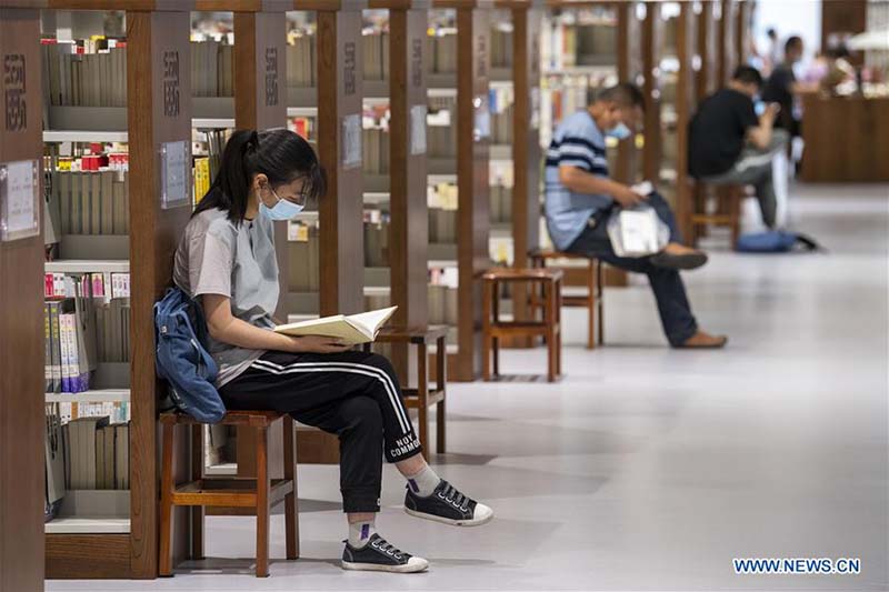 Chine : une bibliothèque pendant les congés au Shanxi