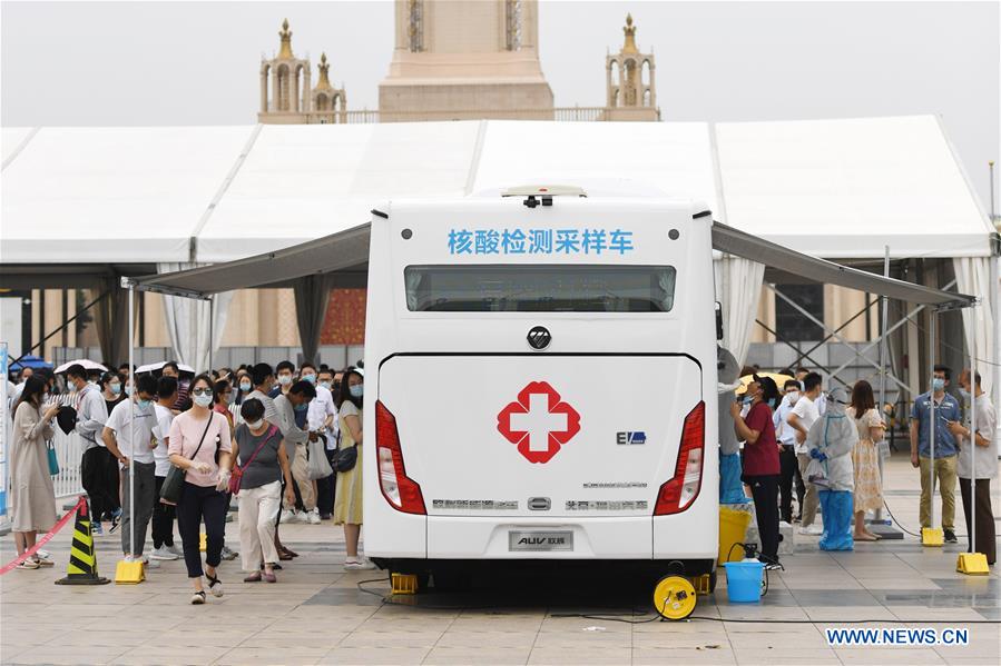 Véhicule de dépistage mobile à Beijing