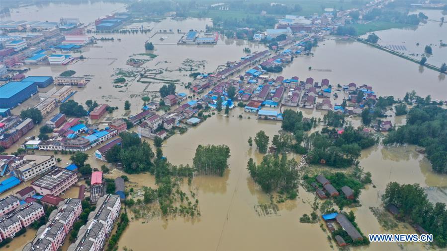 Chine : inondations dans l'Anhui