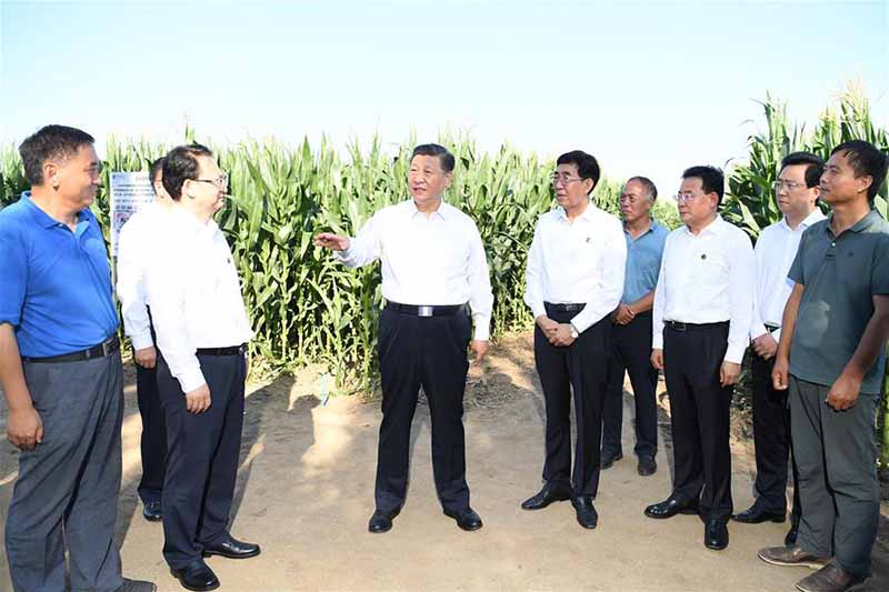 Xi Jinping inspecte la province chinoise du Jilin