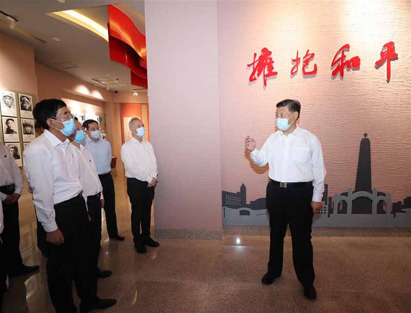 Xi Jinping inspecte la province chinoise du Jilin