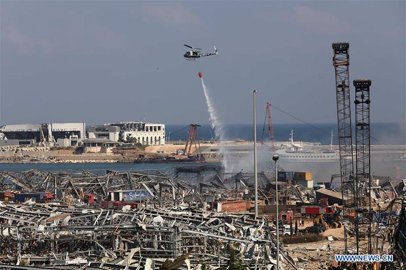 Liban : les énormes explosions dans le port de Beyrouth font au moins 100 morts et 4.000 blessés 