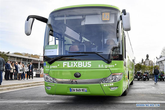 La société chinoise des bus Yutong ouvre son plus grand dép?t de pièces détachées d'Europe en France