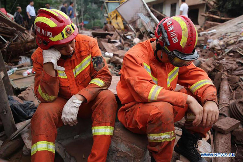 Chine : des pluies torrentielles font des ravages au Sichuan