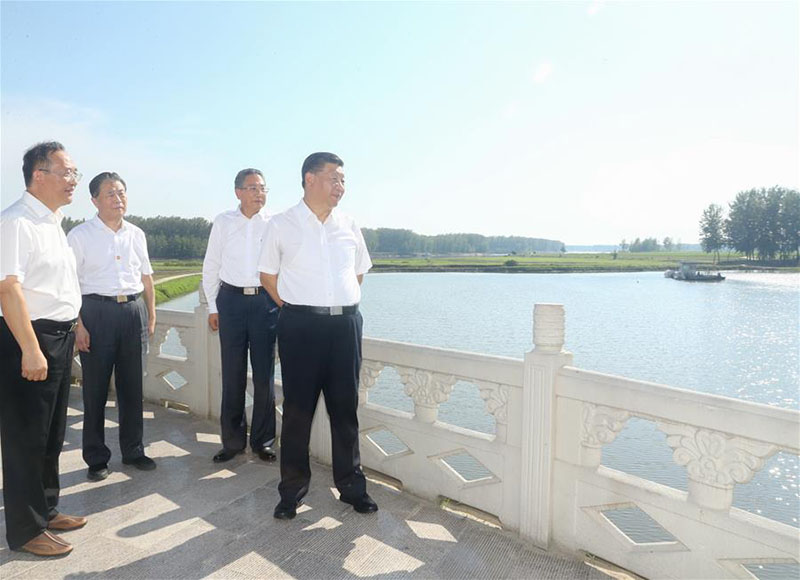 Xi Jinping inspecte la province orientale de l'Anhui