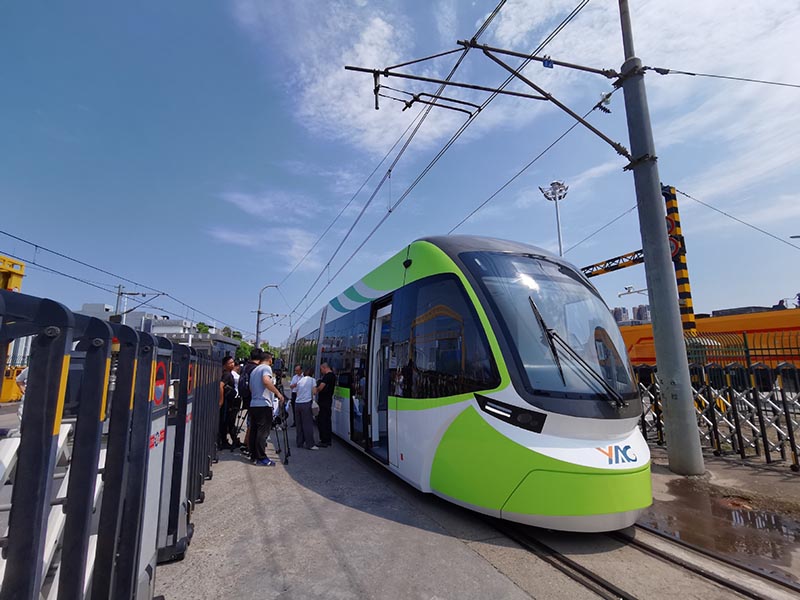 La Chine dévoile le premier tramway autonome au monde