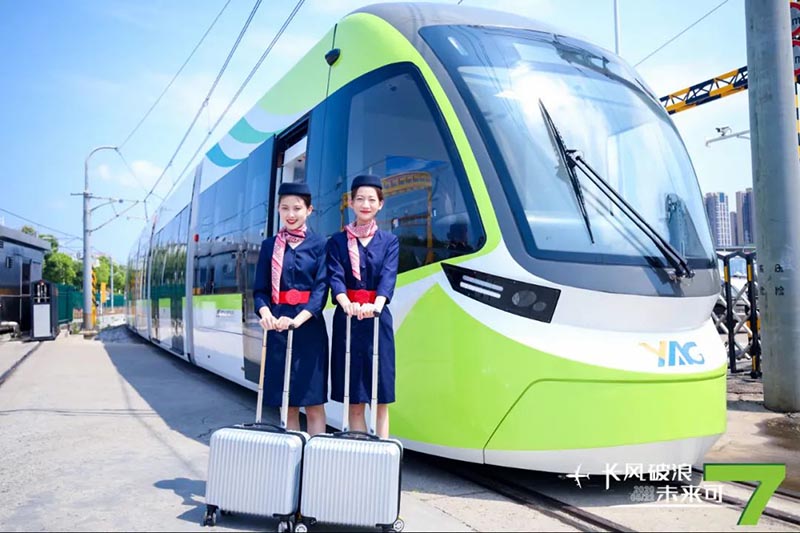 La Chine dévoile le premier tramway autonome au monde