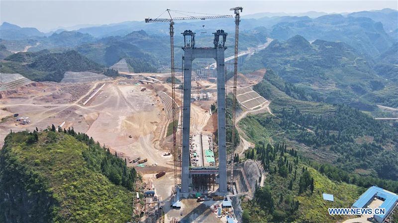 Chine : construction d'une autoroute au Guizhou