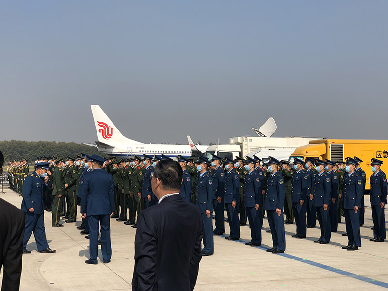 La République de Corée a rendu les restes de 117 soldats chinois de l'Armée populaire volontaire 