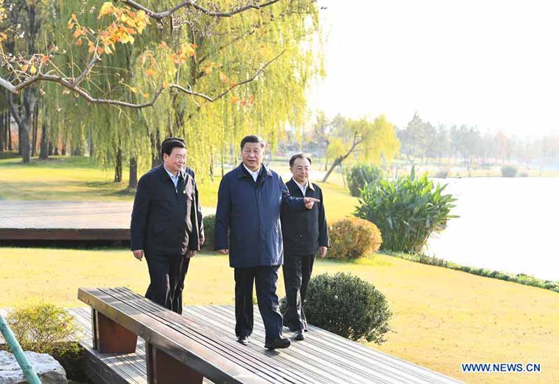 Xi Jinping inspecte la ville orientale de Yangzhou