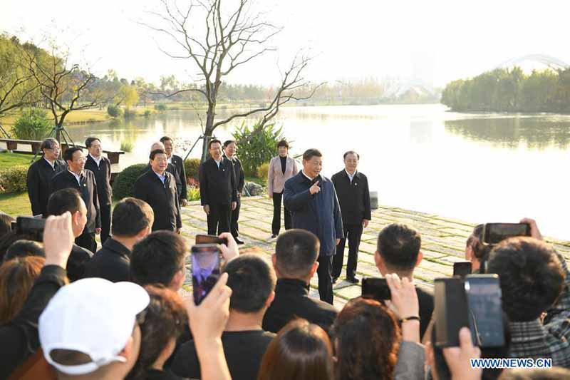 Xi Jinping inspecte la ville orientale de Yangzhou