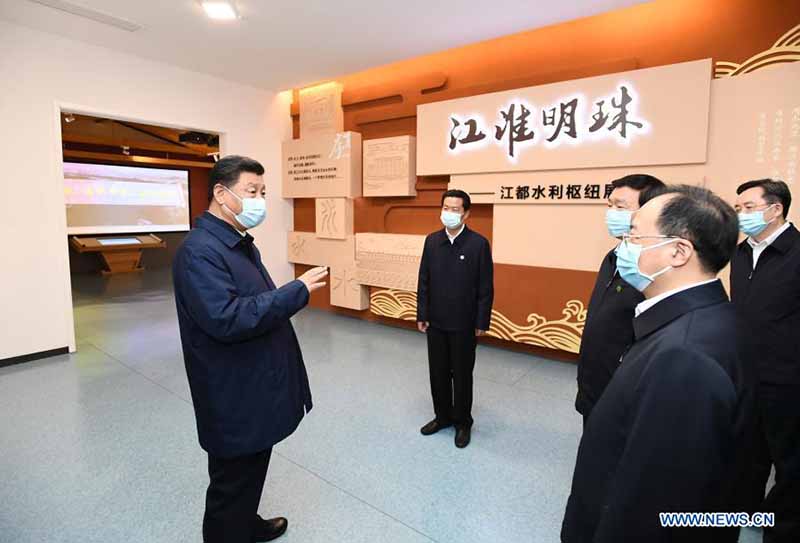 Xi Jinping inspecte la ville orientale de Yangzhou