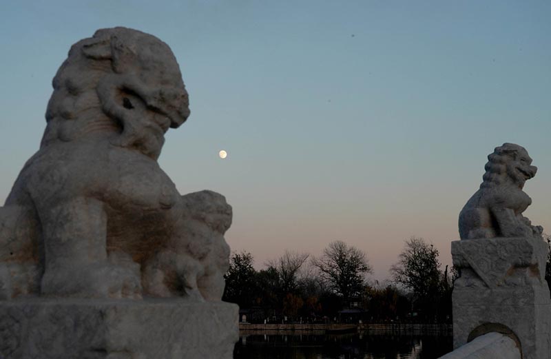 Les paysages d'hiver du Palais d'été de Beijing