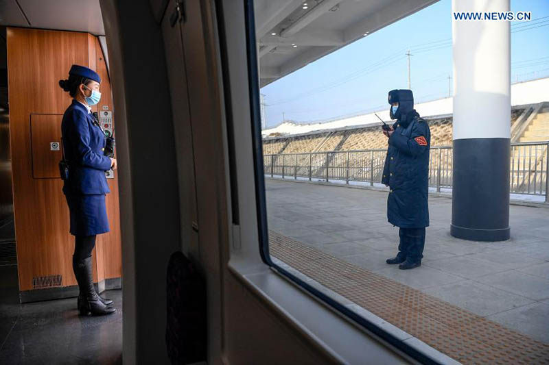 Le train à grande vitesse Yinchuan-Xi'an bient?t mis en service