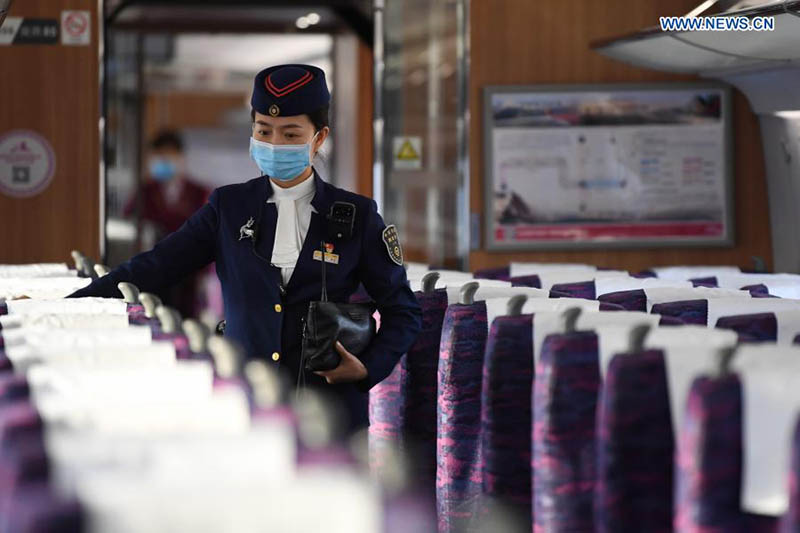 Le train à grande vitesse Yinchuan-Xi'an bient?t mis en service