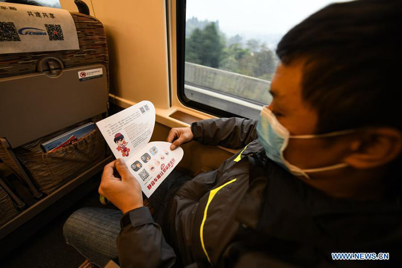 La Chine lance un service de ? compartiments silencieux ? dans des trains à grande vitesse