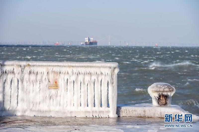 à Qingdao, les c?tes sont glacées