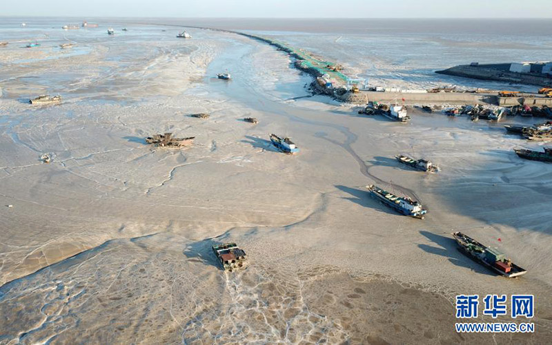 Plusieurs zones c?tières de la Chine recouvertes de glace