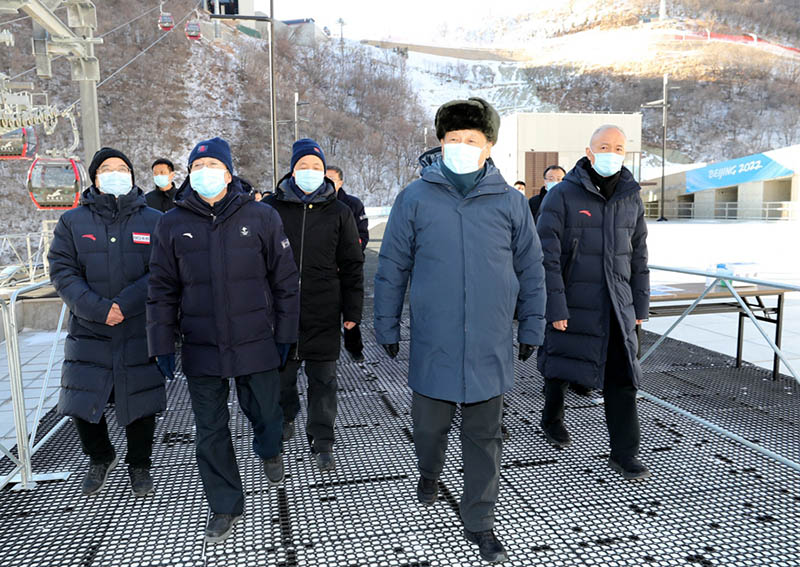 Xi Jinping met l'accent sur le développement des sports d'hiver du pays grace à l'organisation de Beijing 2022