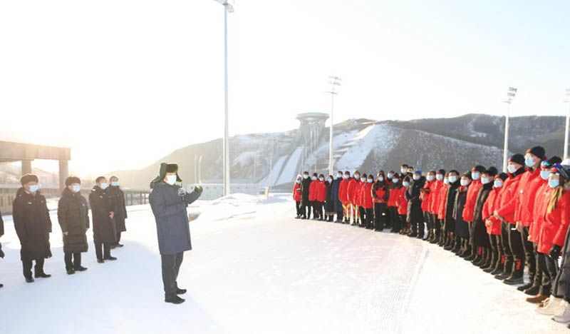 Xi Jinping inspecte les sites de compétition de Zhangjiakou de Beijing 2022