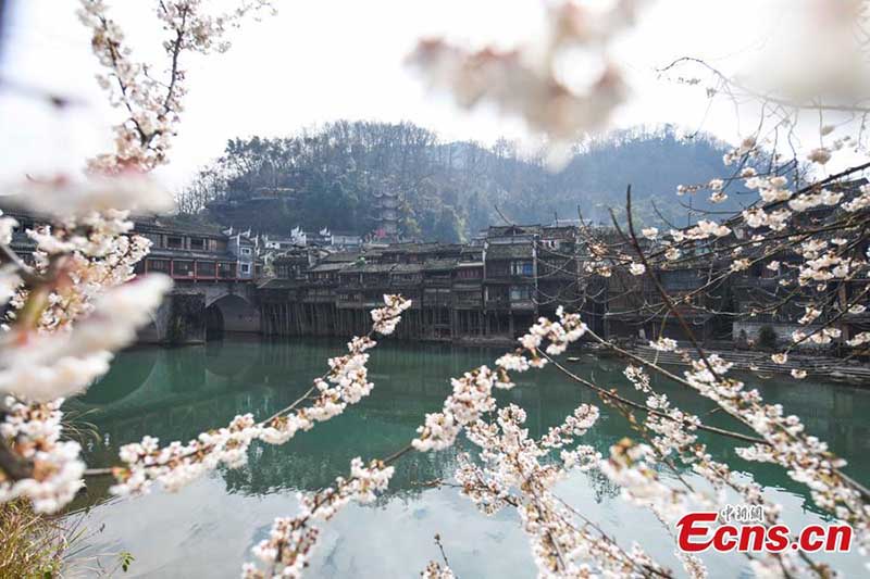 Zoom avant sur la belle ville de Fenghuang