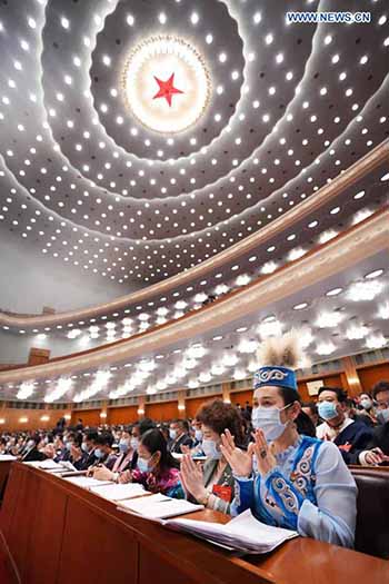 L'organe législatif national de la Chine entame sa deuxième réunion plénière de la session annuelle