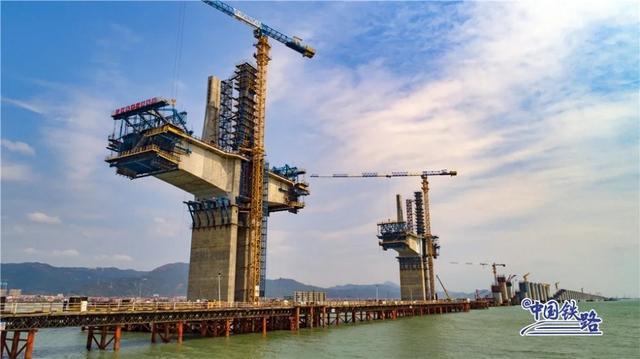 Le projet du pont maritime de Meizhouwan, une étape clé de la construction du chemin de fer transocéanique