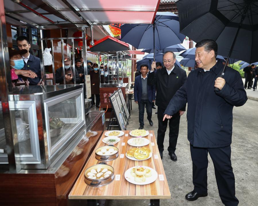 Xi Jinping visite Shaxian durant une tournée d'inspection dans l'est de la Chine