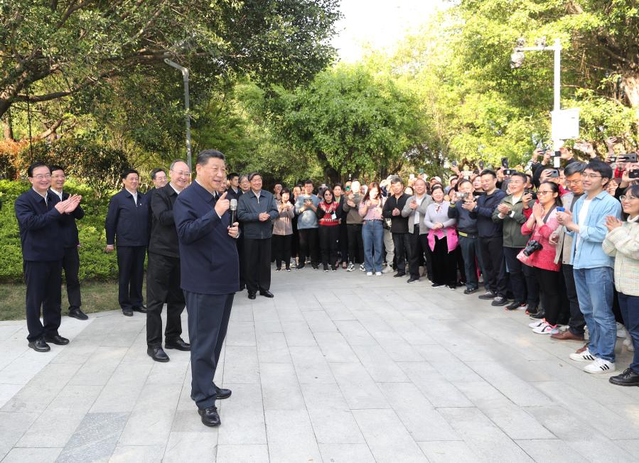 Xi Jinping visite Fuzhou durant une tournée d'inspection dans l'est de la Chine