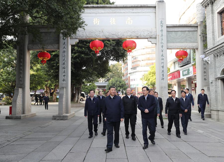 Xi Jinping visite Fuzhou durant une tournée d'inspection dans l'est de la Chine