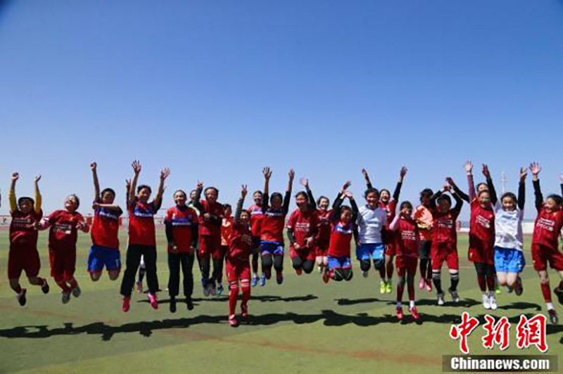 Les filles tibétaines ont réalisé un rêve de football