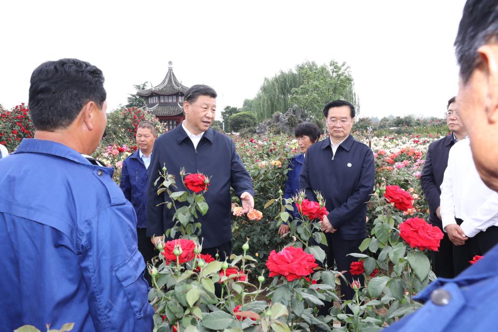 Xi Jinping inspecte la ville de Nanyang dans le centre de la Chine